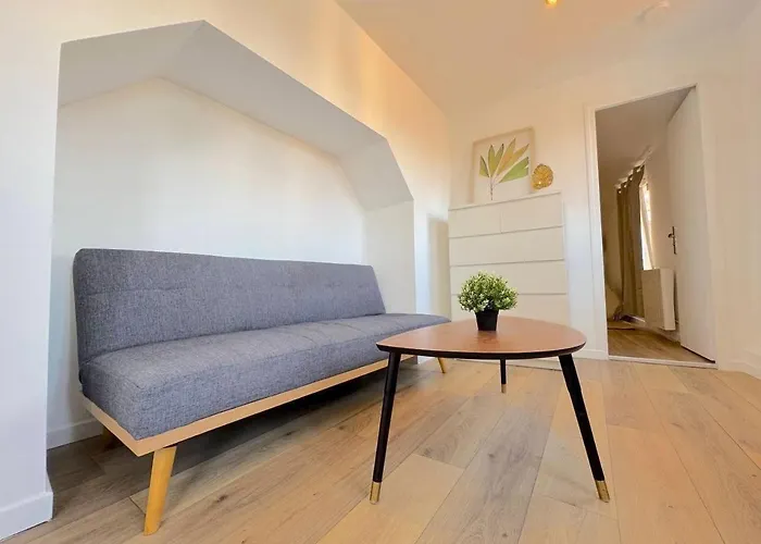 Apartman ⁂ Cocon Ensoleille Proche De La Plage